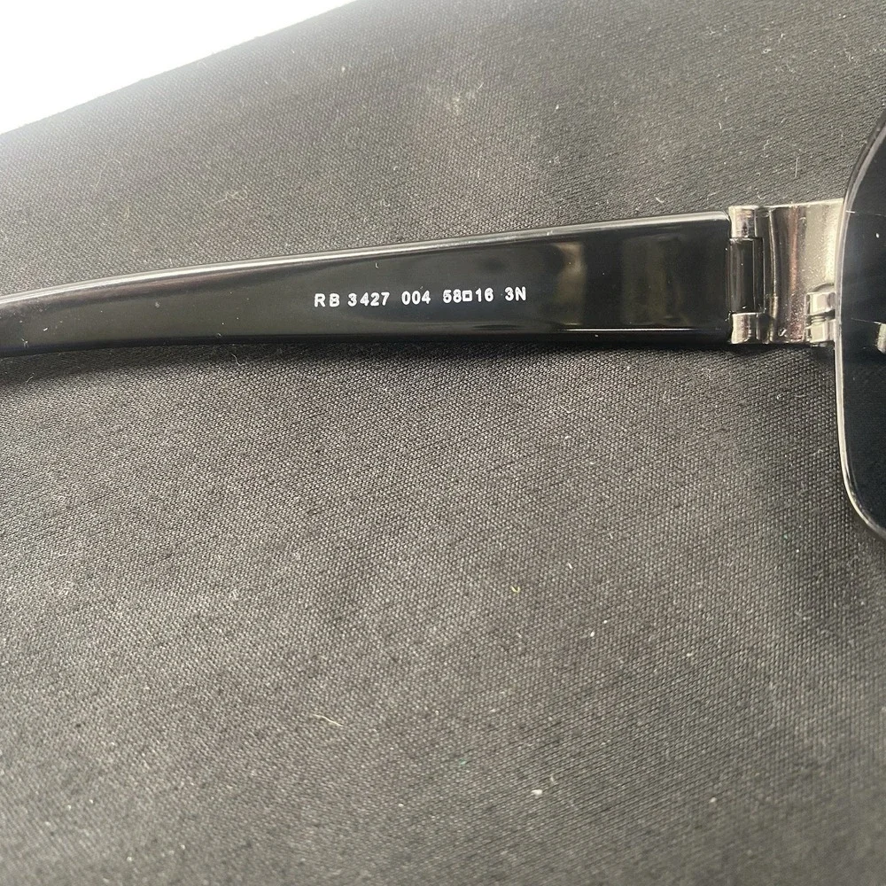 Rayban Sunglasses FRAME ONLY RB 3427 58-16 Silver Black 704